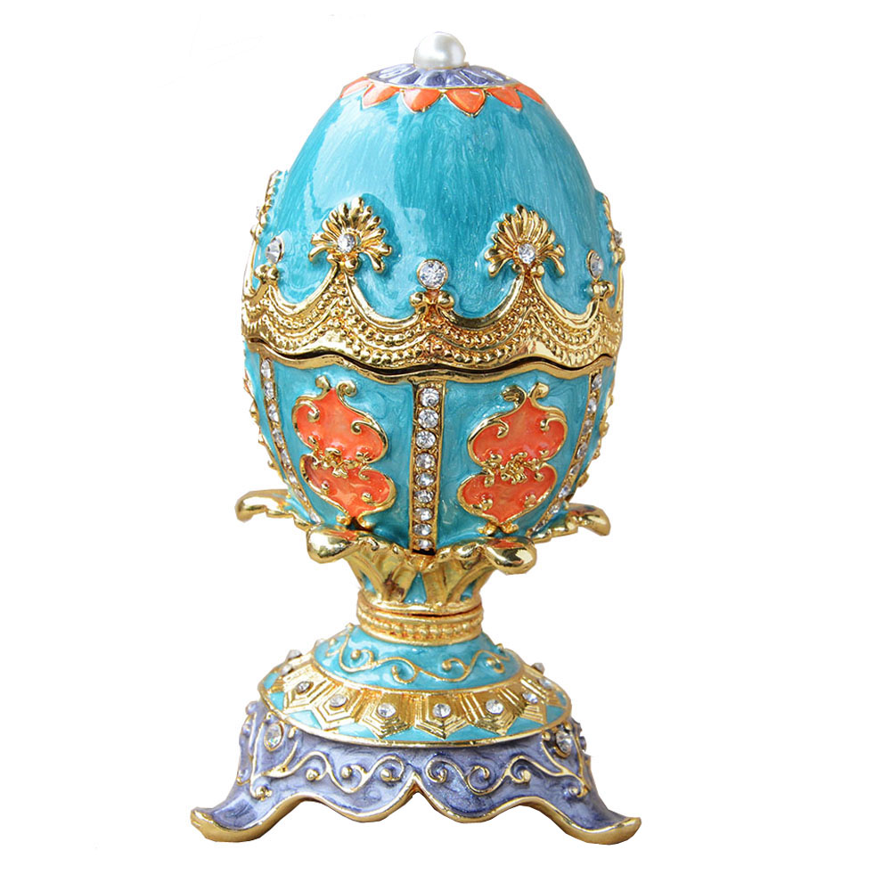 Easter Blue Egg Jewelry Trinke - огляд і ціна Vintage Collectible Jewelry