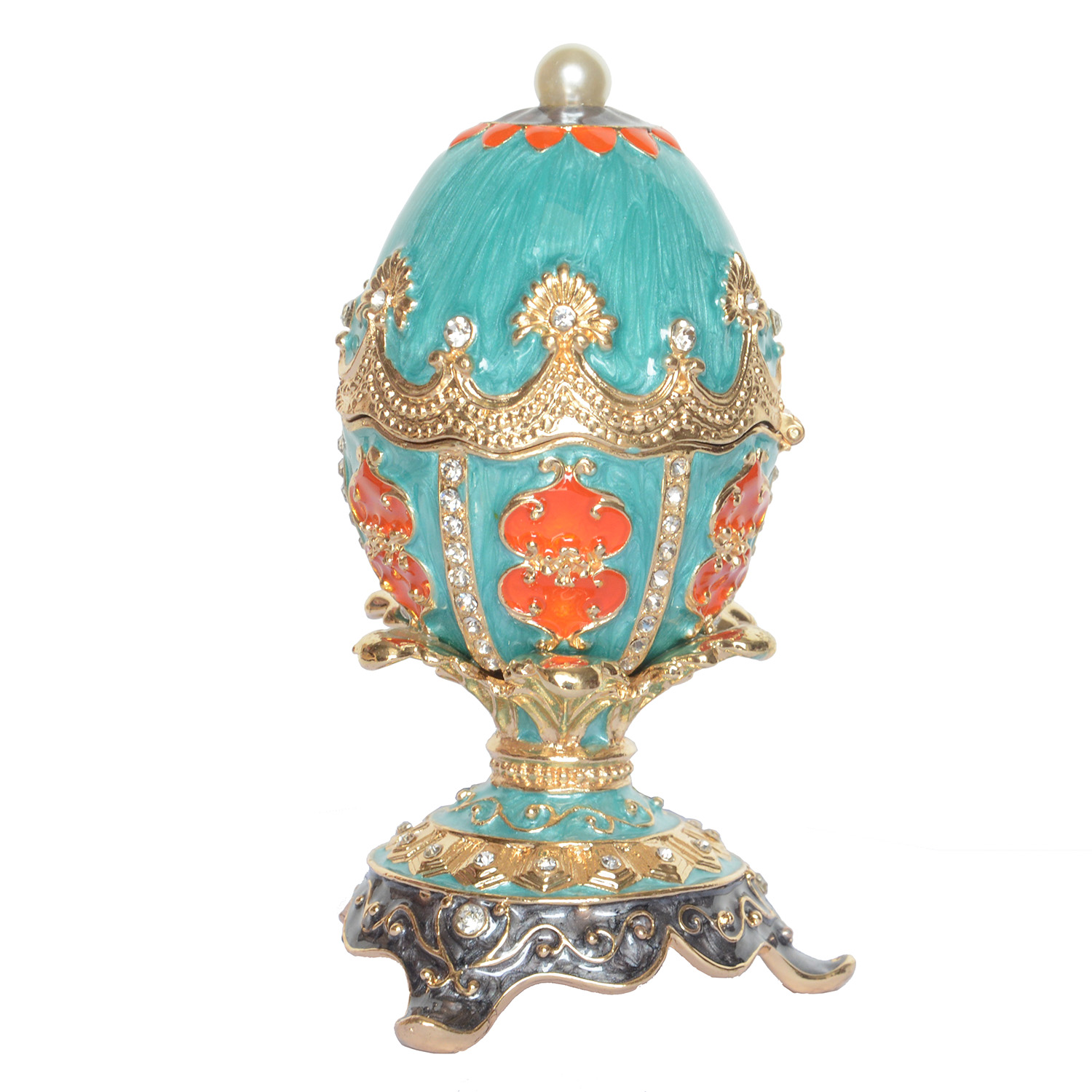 Easter Blue Egg Jewelry Trinke - огляд і ціна Vintage Collectible Jewelry