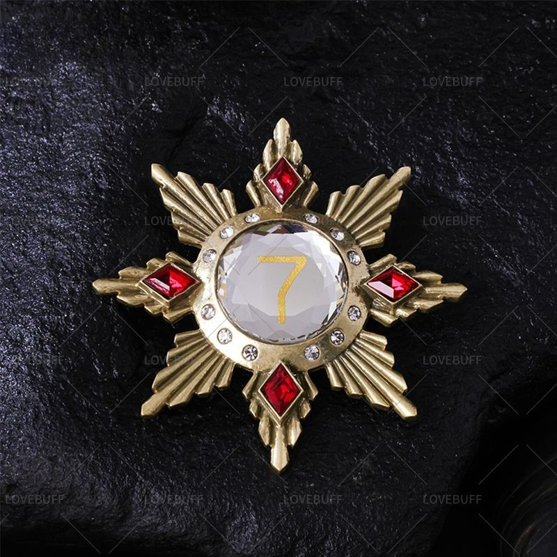 Golden Star Shaped Number 7 Br - огляд і ціна Vintage Collectible Clothing