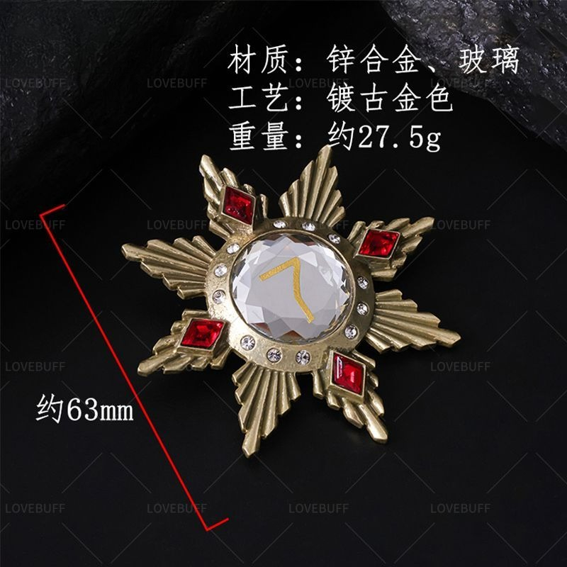 Golden Star Shaped Number 7 Br - огляд і ціна Vintage Collectible Clothing