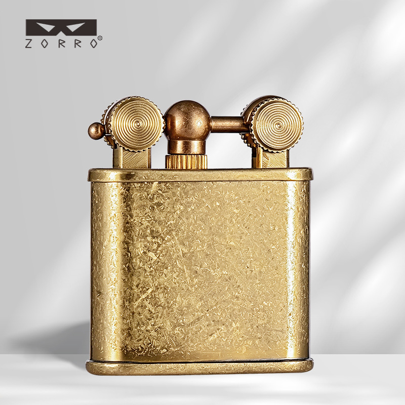ZORRO Retro Double Wheel Brass - огляд і ціна Vintage Collectible Lighters
