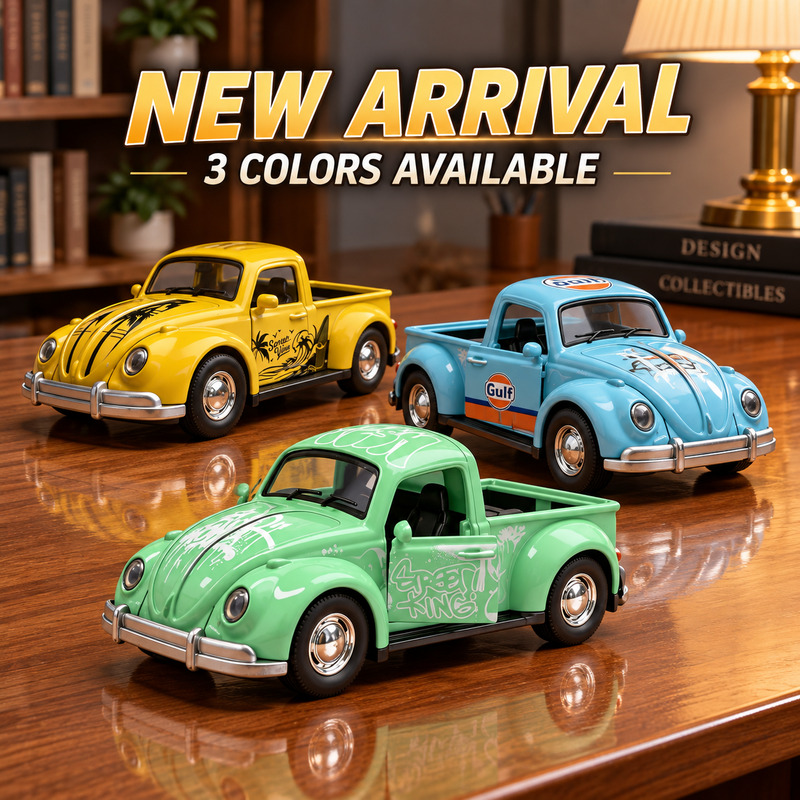 NEW  1:36 Vintage Beetle-Style - огляд і ціна Vintage Collectible Cars