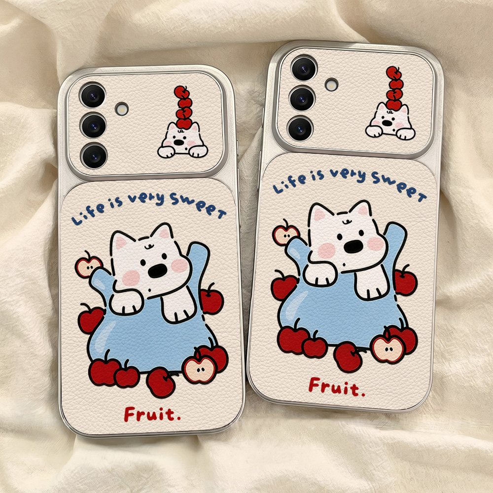 Cute Cartoon Dog Lanyard Phone - огляд і ціна Camera Leather Case