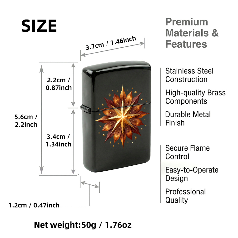 Flip Top Lighter Golden Eight‑ - огляд і ціна Vintage Collectible Lighters