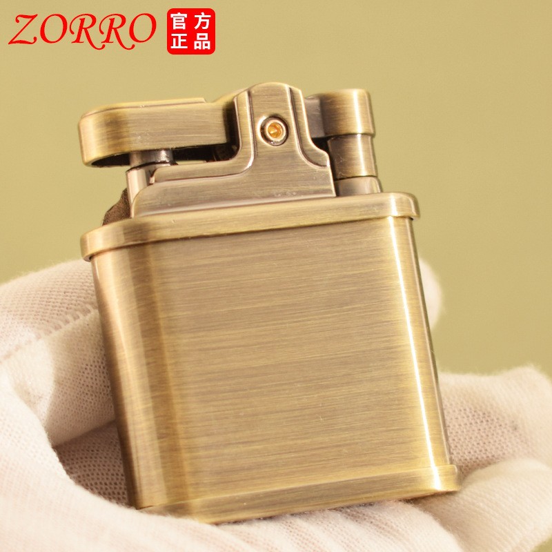ZORRO 582 Brushed Brass Fuel L - огляд і ціна Vintage Collectible Lighters